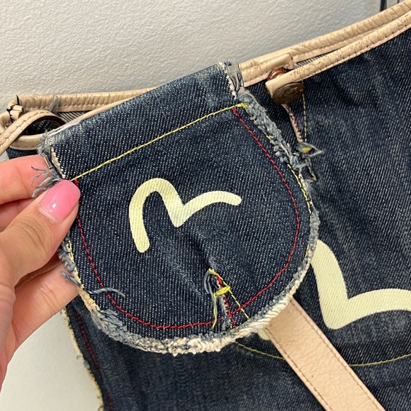 Y2K Evisu GENES denim tote bag - Picture 6 of 6
